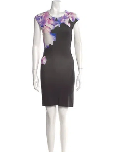 Pre-owned Mcq By Alexander Mcqueen 2012 Mini Dress In Purple