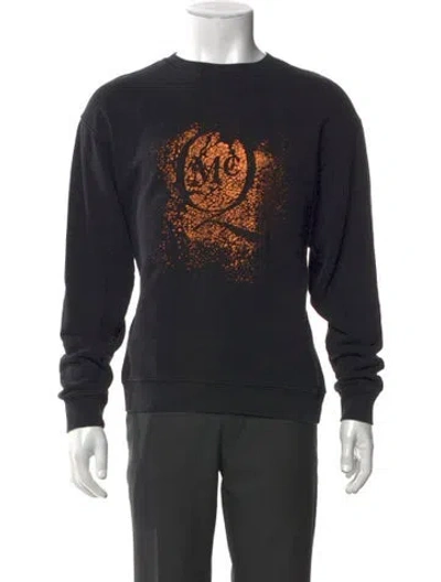 Pre-owned Mcq By Alexander Mcqueen 2013 Graphic Print Sweatshirt In Black