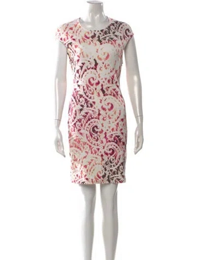Pre-owned Mcq By Alexander Mcqueen 2013 Knee-length Dress In White