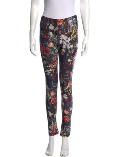 Pre-owned Mcq By Alexander Mcqueen 2014 Skinny Leg Pants In Black