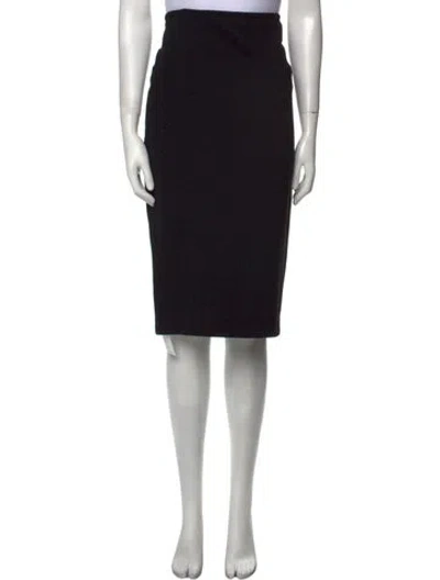 Pre-owned Mcq By Alexander Mcqueen 2015 Knee-length Skirt In Black