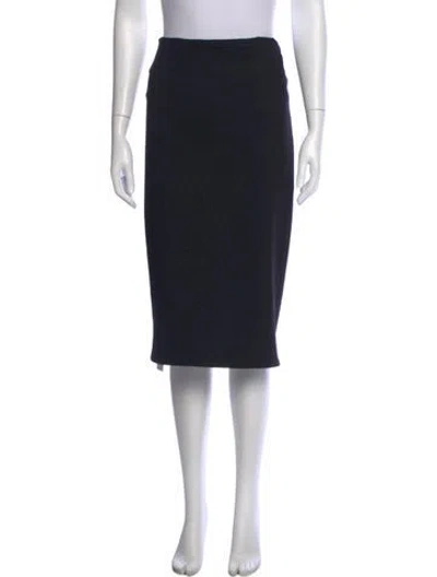 Pre-owned Mcq By Alexander Mcqueen 2015 Midi Length Skirt In Black