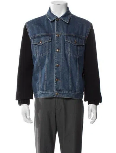 Pre-owned Mcq By Alexander Mcqueen 2017 Denim Jacket In Blue
