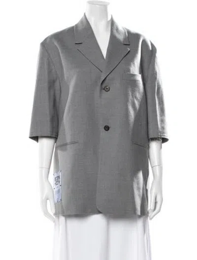 Pre-owned Mcq By Alexander Mcqueen 2020 Mcq X Eden High Blazer In Gray