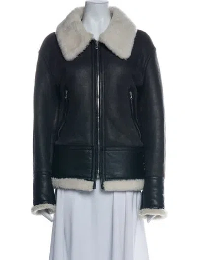 Pre-owned Mcq By Alexander Mcqueen Biker Jacket In Green