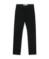 Mcq By Alexander Mcqueen Black Logo Jeans In Black