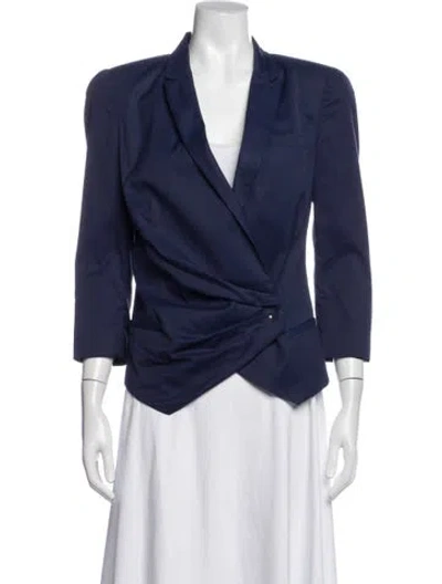 Pre-owned Mcq By Alexander Mcqueen Blazer In Blue