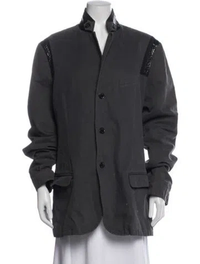 Pre-owned Mcq By Alexander Mcqueen Blazer In Grey