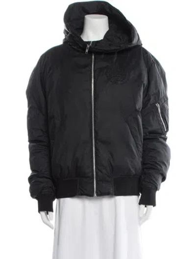 Pre-owned Mcq By Alexander Mcqueen Bomber Jacket In Grey