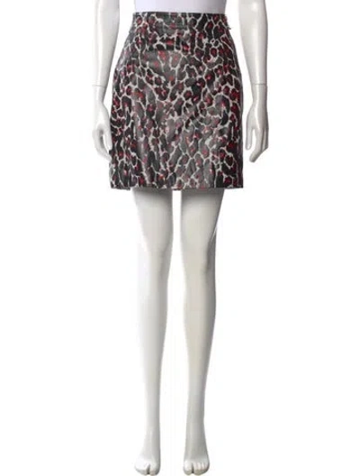 Pre-owned Mcq By Alexander Mcqueen Calfskin Mini Skirt W/ Tags In Black