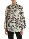 Mcq By Alexander Mcqueen Yaemi Shirt In Cream Color In Crema