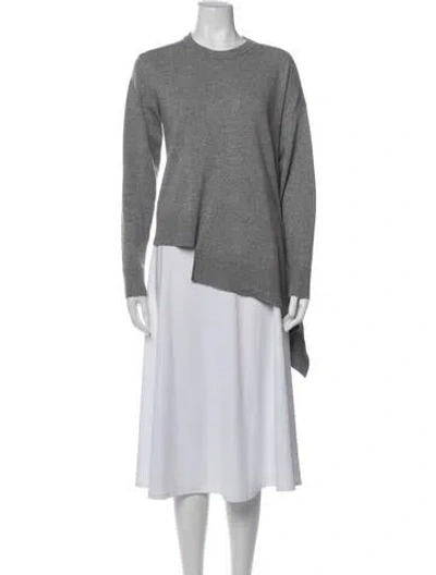 Pre-owned Mcq By Alexander Mcqueen Cashmere Crew Neck Sweater In Gray
