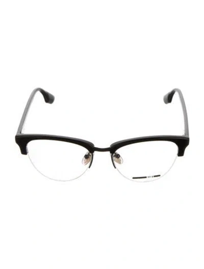 Pre-owned Mcq By Alexander Mcqueen Cat-eye Eyeglasses In Black