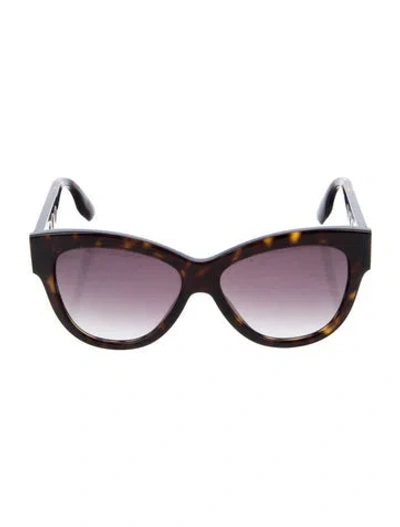 Pre-owned Mcq By Alexander Mcqueen Cat-eye Gradient Sunglasses In Multi