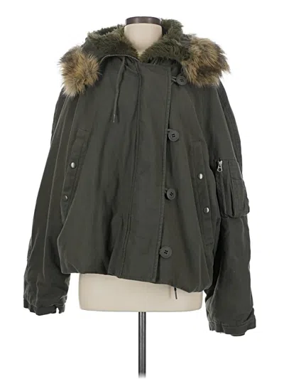 Pre-owned Mcq By Alexander Mcqueen Coat In Green