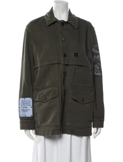 Pre-owned Mcq By Alexander Mcqueen Coat In Green