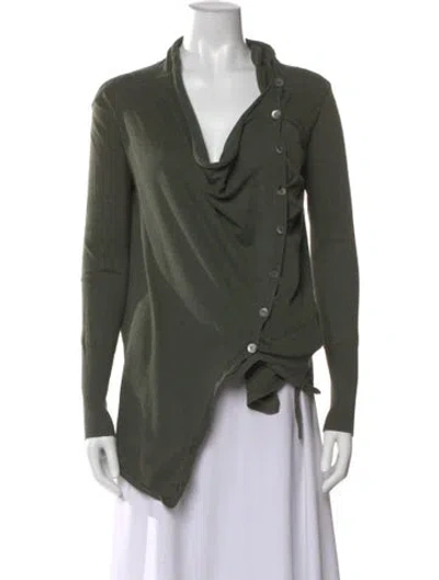 Pre-owned Mcq By Alexander Mcqueen Cowl Neck Sweater In Green