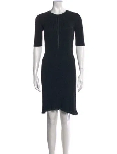 Pre-owned Mcq By Alexander Mcqueen Crew Neck Knee-length Dress