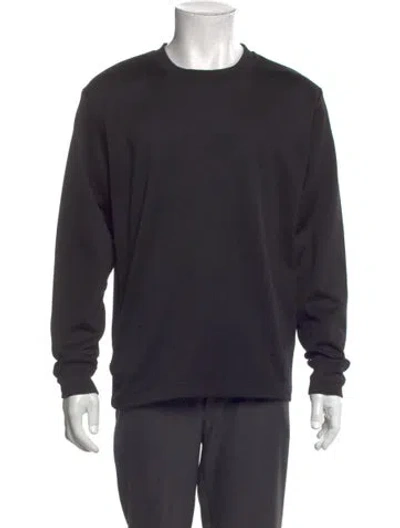 Pre-owned Mcq By Alexander Mcqueen Crew Neck Long Sleeve Sweatshirt In Black