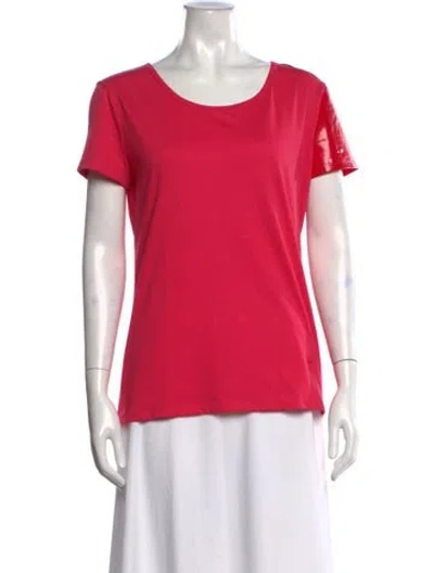 Pre-owned Mcq By Alexander Mcqueen Crew Neck Short Sleeve T-shirt In Pink