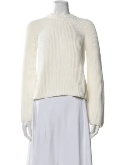 Pre-owned Mcq By Alexander Mcqueen Crew Neck Sweater W/ Tags In White