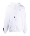 Mcq By Alexander Mcqueen Drawstring Hoodie In White