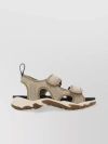 MCQ BY ALEXANDER MCQUEEN FABRIC CHUNKY SOLE SANDALS WITH CUT-OUT DESIGN