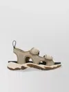 Mcq By Alexander Mcqueen Mcq Multicolor Fabric S10 Striae Sandals In Beige