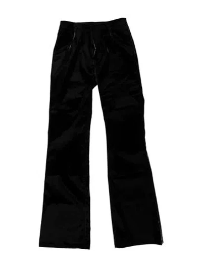 Pre-owned Mcq By Alexander Mcqueen Faux Leather Wide Leg Pants W/ Tags In Black