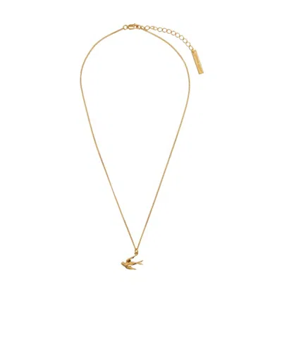 Mcq By Alexander Mcqueen Feiyan Decorated With Fine Horse Title Cable Micro-standard Carved Necklace In Yellow