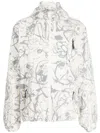 Mcq By Alexander Mcqueen Graphic-print Jacket In White