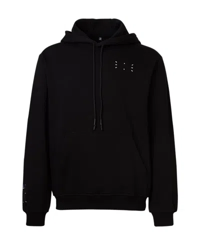 Mcq By Alexander Mcqueen Graphic-print Long-sleeved Hoodie In Black