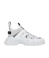 Mcq By Alexander Mcqueen High-top Mesh Sneakers In White