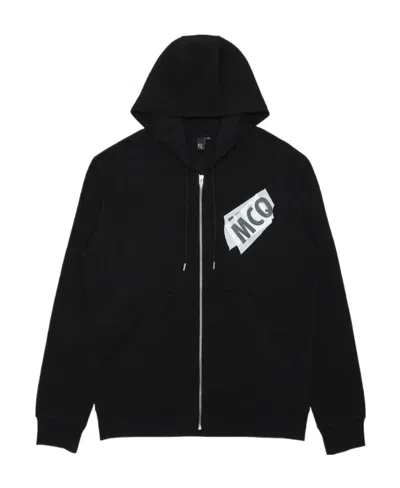 Mcq By Alexander Mcqueen Hooded Casual Jacket In Black