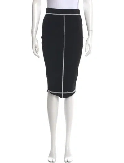 Pre-owned Mcq By Alexander Mcqueen Knee-length Skirt In Black