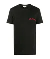 Mcq By Alexander Mcqueen Logo Embroidered T-shirt In Black