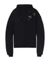 Mcq By Alexander Mcqueen Logo Hooded Sweater In Black