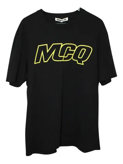 Pre-owned Mcq By Alexander Mcqueen Logo-print T-shirt In Black
