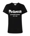 Mcq By Alexander Mcqueen Logo-print T-shirt In Black