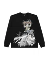 Mcq By Alexander Mcqueen Logo Printed Sweater In Black
