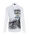 Mcq By Alexander Mcqueen Logo Shirt In White
