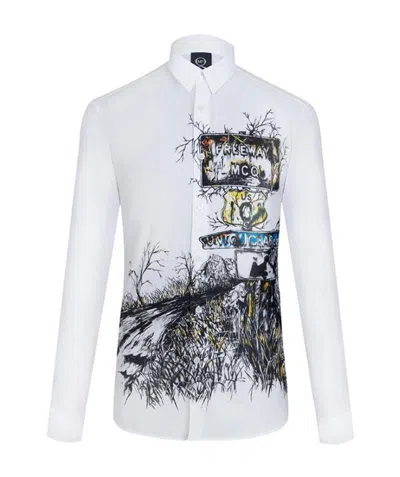 Mcq By Alexander Mcqueen Logo Shirt In White