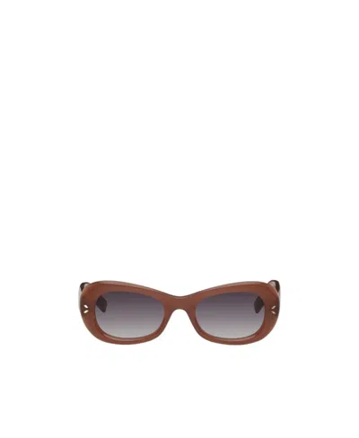 Mcq By Alexander Mcqueen Logo Sunglasses In Gray