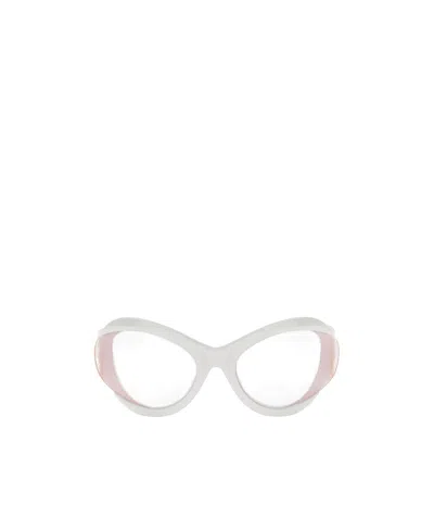 Mcq By Alexander Mcqueen Logo Sunglasses In White