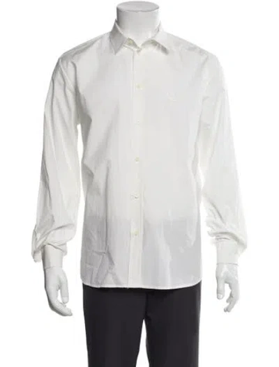 Pre-owned Mcq By Alexander Mcqueen Long Sleeve Dress Shirt In White
