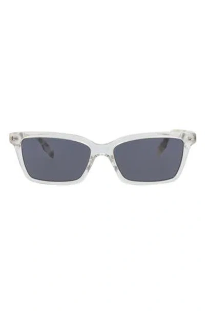 Mcq By Alexander Mcqueen Mcq 51mm Core Rectangular Sunglasses In Pink