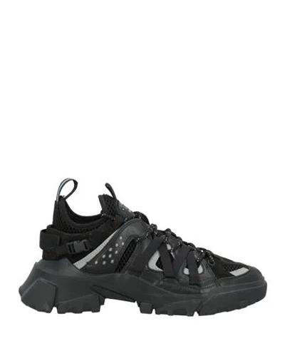 Mcq By Alexander Mcqueen Mcq Alexander Mcqueen Blockchain Token Man Sneakers Black Size 6 Leather, Textile Fibers