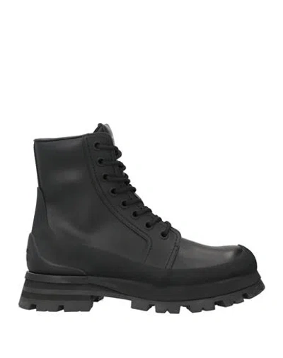 Mcq By Alexander Mcqueen Mcq Alexander Mcqueen Man Ankle Boots Black Size 8 Leather