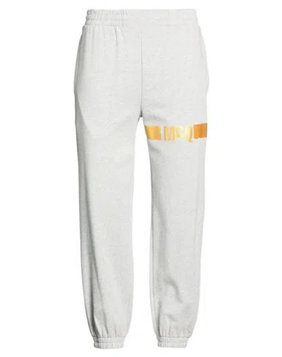 Mcq By Alexander Mcqueen Mcq Alexander Mcqueen Man Pants Light Grey Size M Cotton In Animal Print