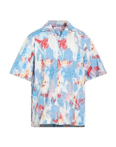 Mcq By Alexander Mcqueen Mcq Alexander Mcqueen Man Shirt Light Blue Size 15 ½ Cotton In Multi